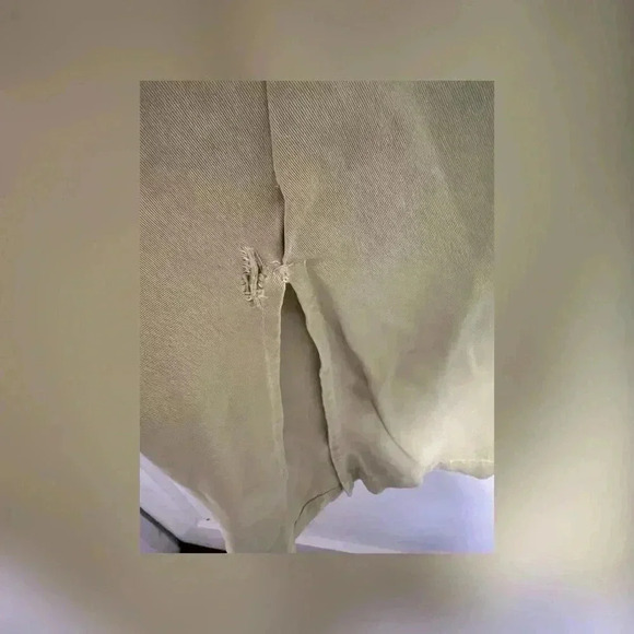 Cut loose lagenlook green Fairycore Witchy Boho Maxi Hippie Granola Dress Size L - Picture 3 of 4